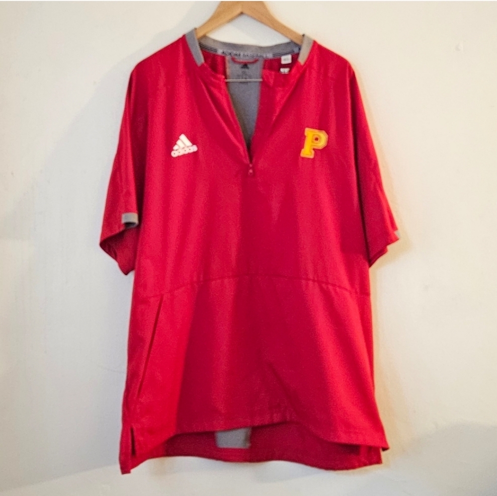Adidas Baseball Red P Shirt XL